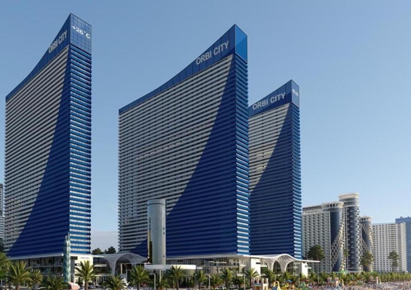 Orbi Twin Towers Aparthotel With Sea View Μπατούμι Εξωτερικό φωτογραφία